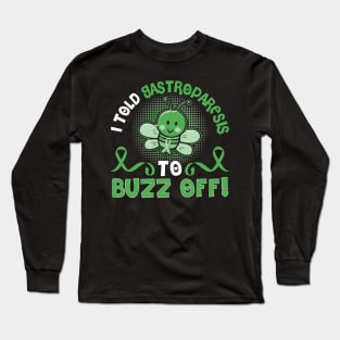 funny gastroparesis bee warrior Long Sleeve T-Shirt